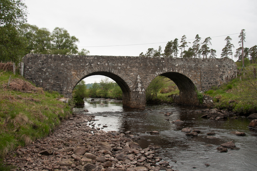 Dalreavoch Bridge over River Brora